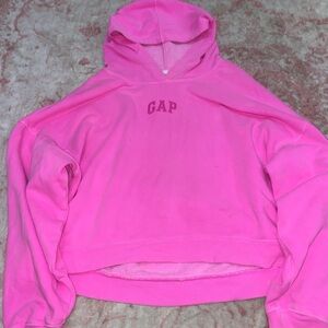 GAP Vibrant Pink Pullover Hoodie